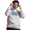 Greekgear Men’s Sigma Chi Capsule Hooded Sweatshirt White(White)