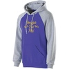 Greekgear Omega Psi Phi Banner Hoodie(Royal Blue/Athletic Heather)