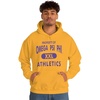Greekgear Omega Psi Phi Property Of Athletics Hooded Sweatshirts(Athletic Gold)