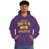 Greekgear Omega Psi Phi Property Of Athletics Hooded Sweatshirts(Purple)