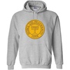 Greekgear Sigma Chi Logo Hooded Sweatshirt(Sports Grey)