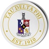 Greekgear Tau Delta Phi Circle Crest – Shield Decal