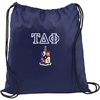 Greekgear Tau Delta Phi Crest Shield Cinch Sack