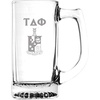 Greekgear Tau Delta Phi Glass Engraved Mug Transparent