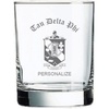 Greekgear Tau Delta Phi Old Style Glass Transparent