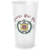 Omega Psi Phi Frosted Glass, 16oz