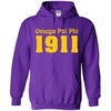 Omega Psi Phi Logo Hooded Sweatshirt(Purple)