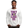 Omega Psi Phi They Not Like Us Long Sleeve T-Shirts(White)
