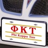 Phi Kappa Tau Lettered Lines License Cover