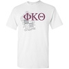 Phi Kappa Theta Greek Crest T-Shirt(Light Grey)