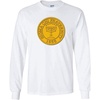 Sigma Chi Logo Long Sleeve Tee(White)