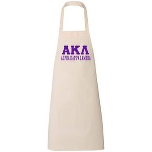 Greekgear Alpha Kappa Lambda Large Apron Natural