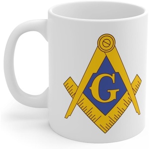 Greekgear Mason Crest Ceramic Coffee Cup, 11oz