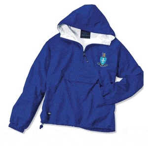 Greekgear Sigma Chi Anorak Pullover(Royal Blue)