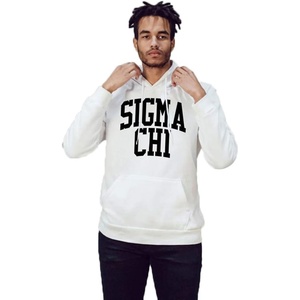 Greekgear Sigma Chi Nickname Hooded Sweatshirt(White)