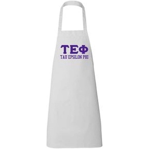 Greekgear Tau Epsilon Phi Large Apron White