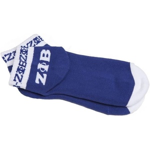 Greekgear Zeta Phi Beta Ankle Socks(Royal Blue)