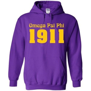 Omega Psi Phi Logo Hooded Sweatshirt(Purple)