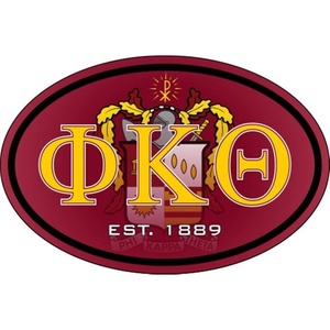 Phi Kappa Theta Color Oval Decal