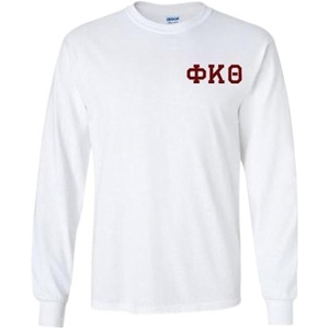 Phi Kappa Theta Flag Long Sleeve T-Shirt(White)