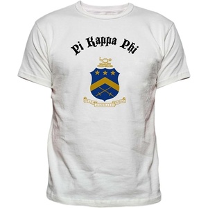 Pi Kappa Phi Vintage Crest T-Shirt(White)