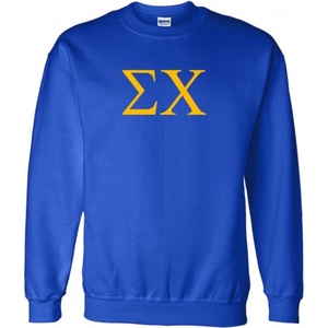 Sigma Chi World Famous Greek Crewneck(Royal Blue)