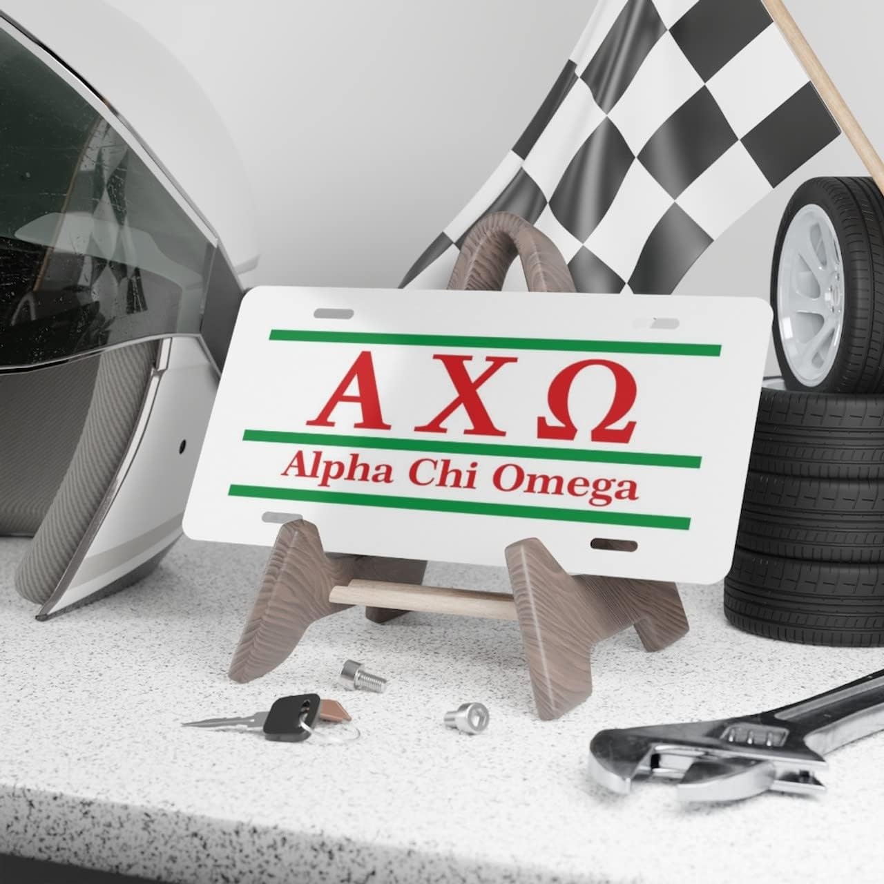 image:imageAlpha Chi Omega Lettered Lines License Covers
