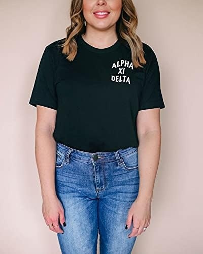 image:imageAlpha Xi Delta Social TeeBlack