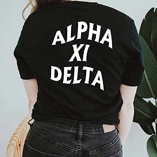 image:imageAlpha Xi Delta Social TeeBlack