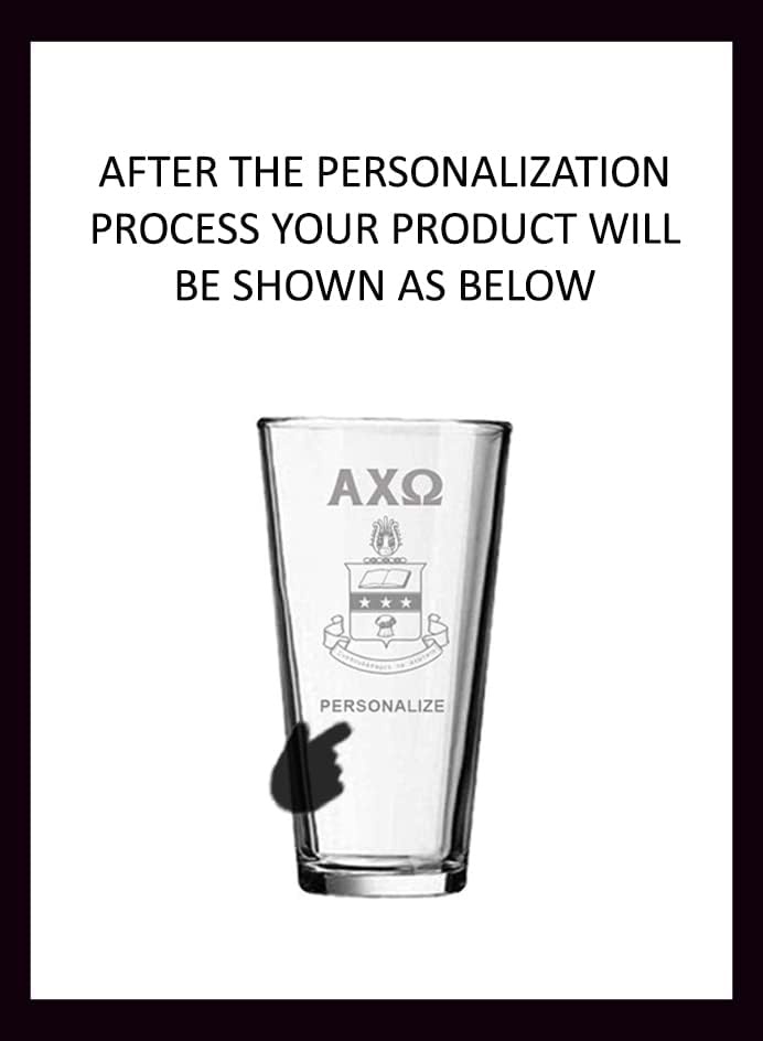 image:imageGreekgear Alpha Chi Omega Mixing Glass Transparent