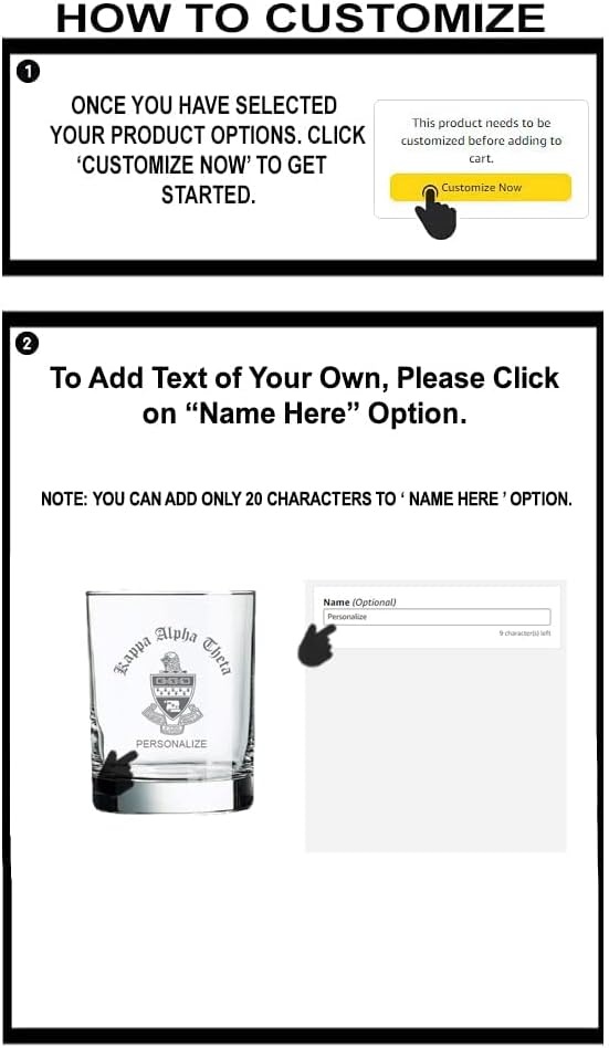 image:imageGreekgear Kappa Alpha Theta Old Style Glass Transparent