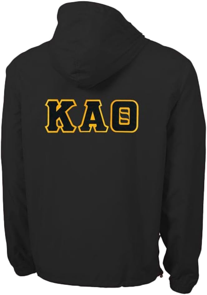 image:imageKappa Alpha Theta Tackle Twill Lettered Pack N Go PulloverBlack