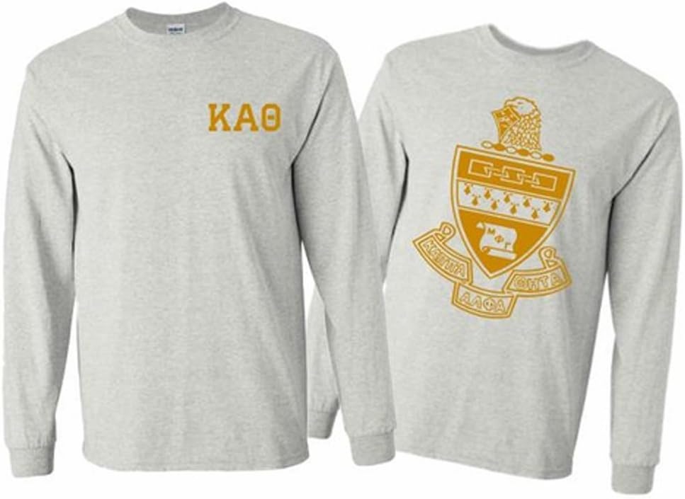 image:imageKappa Alpha Theta World Famous Crest Long Sleeve TShirtLight Grey