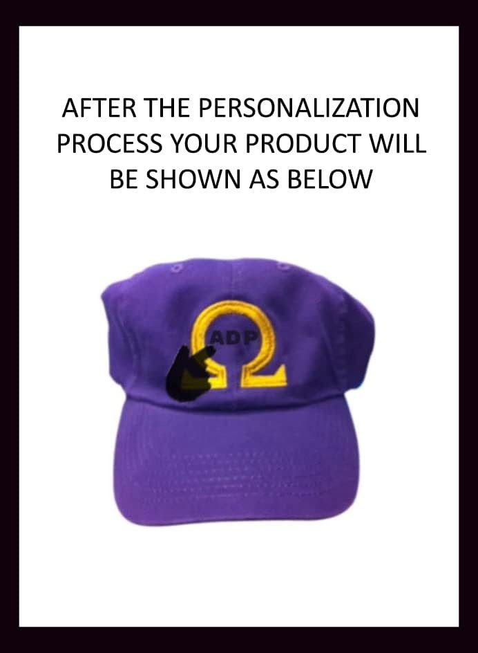 image:imageOmega Initials Baseball Hat Purple