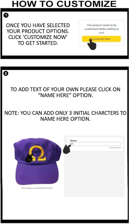 image:imageOmega Initials Baseball Hat Purple