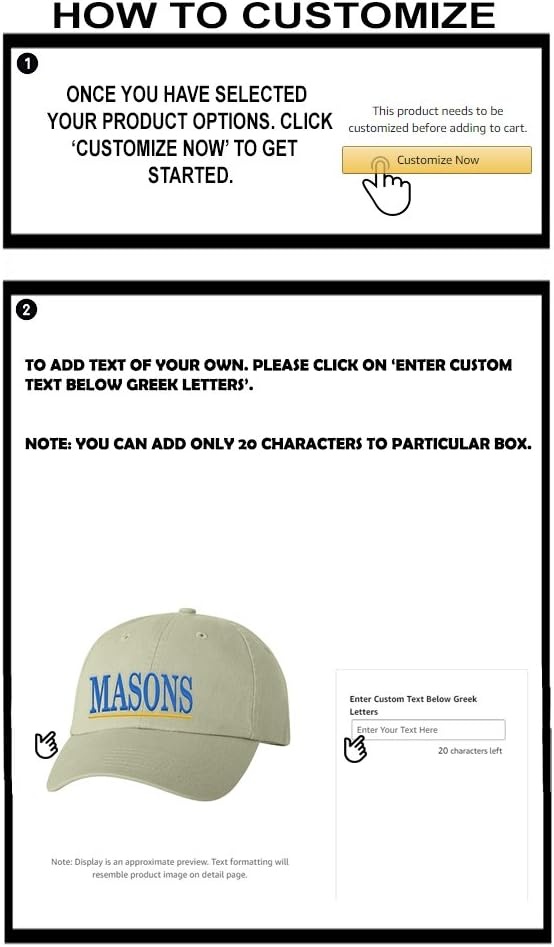 image:imagePersonalized Masons Greek Line HatTan