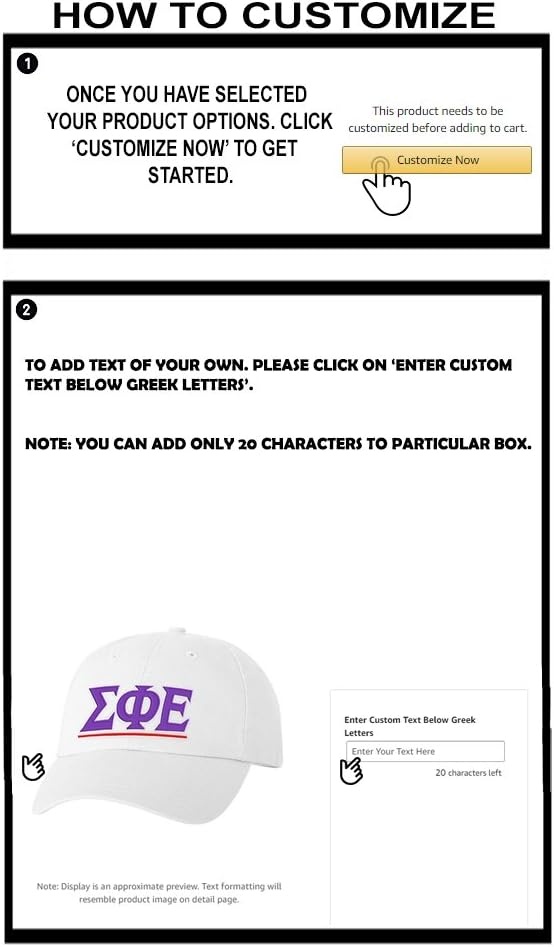 image:imagePersonalized Sigma Phi Epsilon SigEp Greek Line HatWhite