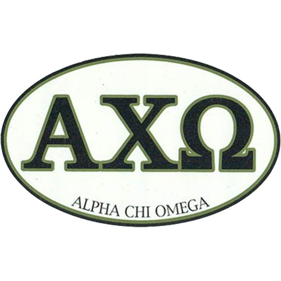 image:imageAlpha Chi Omega Euro Style Sticker