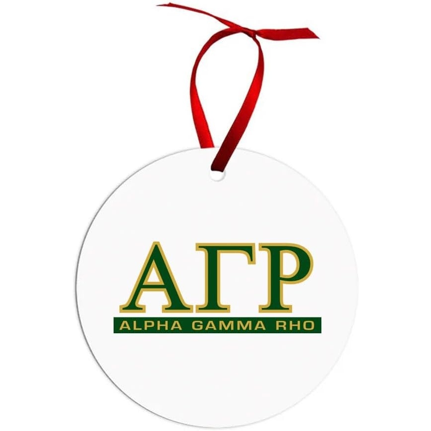 image:imageAlpha Gamma Rho Classic Circle Ornaments