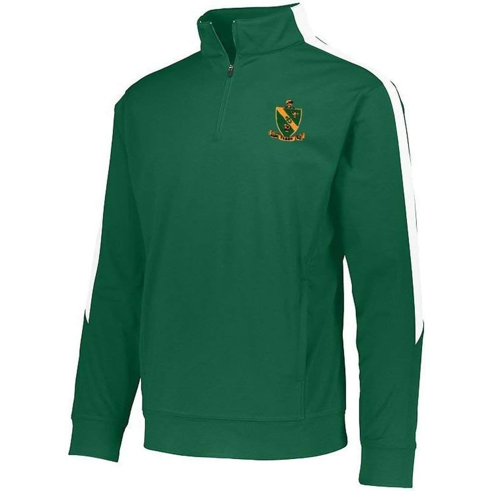 image:imageAlpha Gamma Rho World Famous Greek Crest Medalist PulloverDark Green White