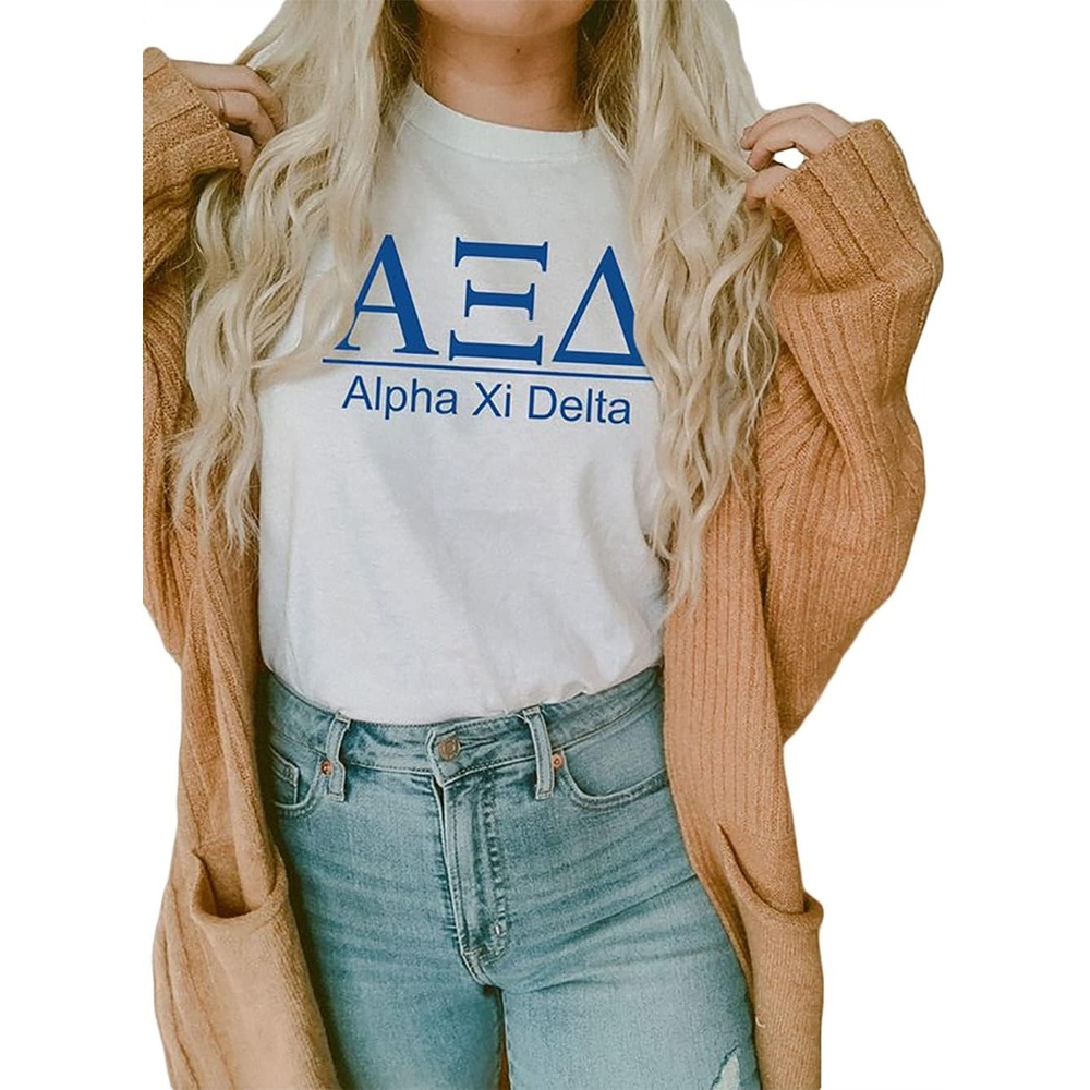 image:imageAlpha Xi Delta Heavyweight TShirtWhite