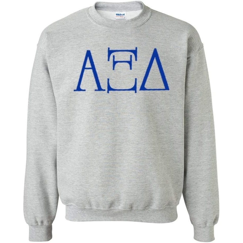 image:imageAlpha Xi Delta University Crewneck SweatshirtLight Grey