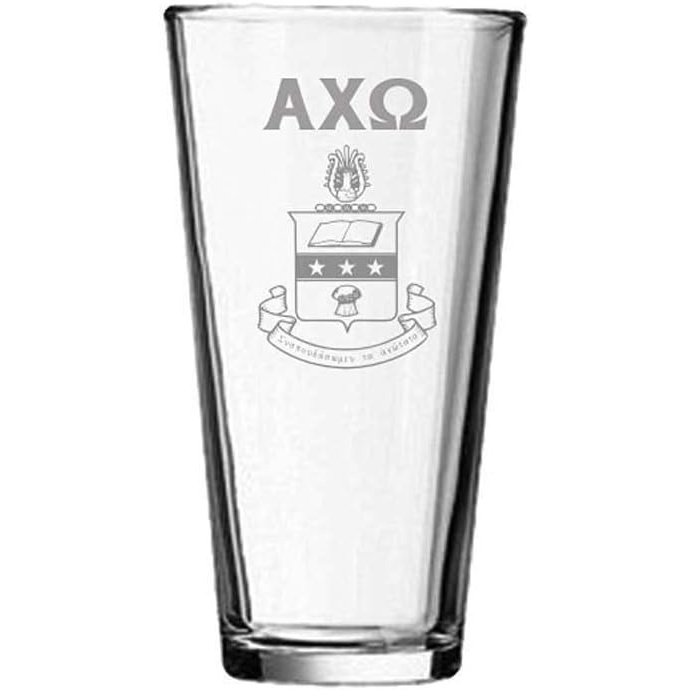 image:imageGreekgear Alpha Chi Omega Mixing Glass Transparent