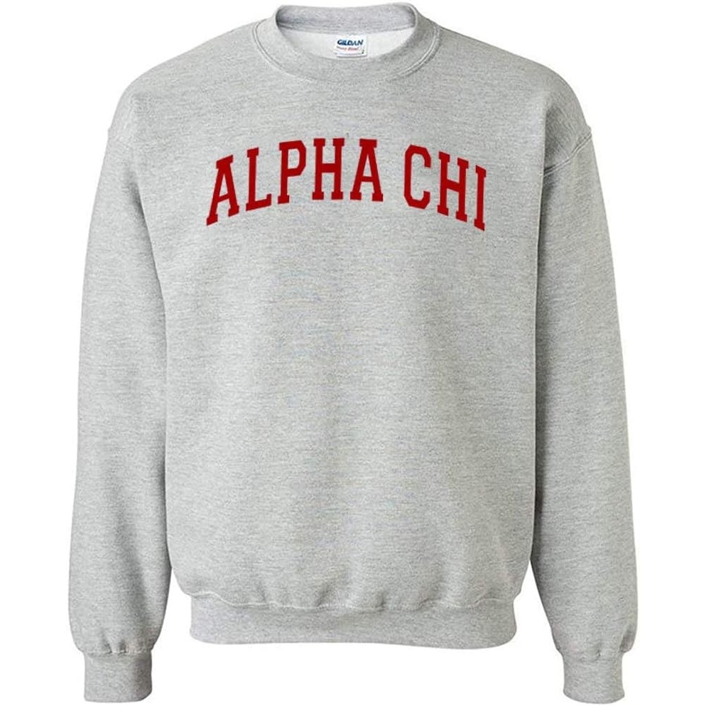 image:imageGreekgear Alpha Chi Omega Nickname College CrewLight Grey
