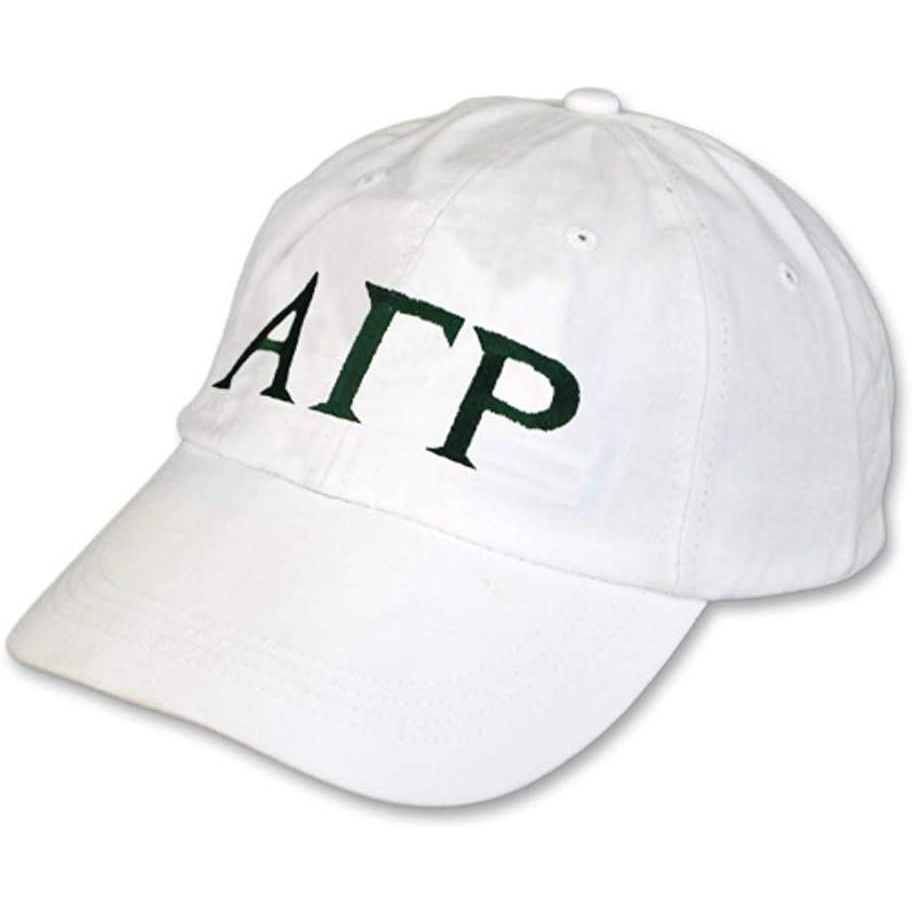 image:imageGreekgear Alpha Gamma Rho Letter HatWhiteBlack