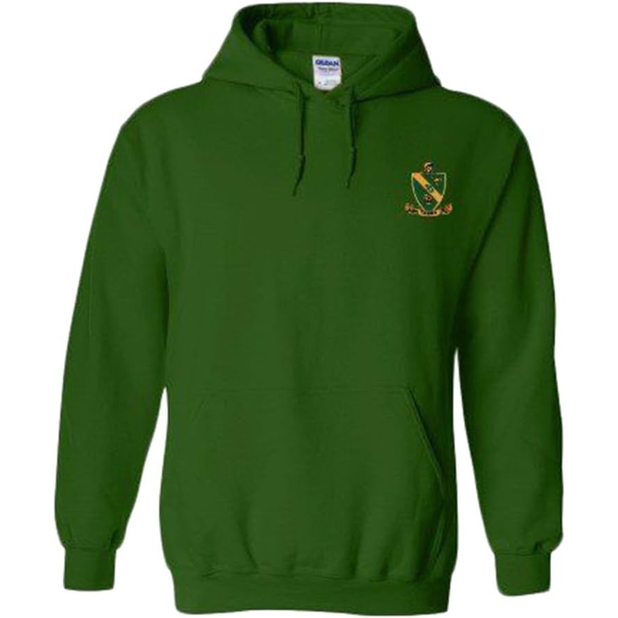 image:imageGreekgear Alpha Gamma Rho Patch Hooded SweatshirtForest Green