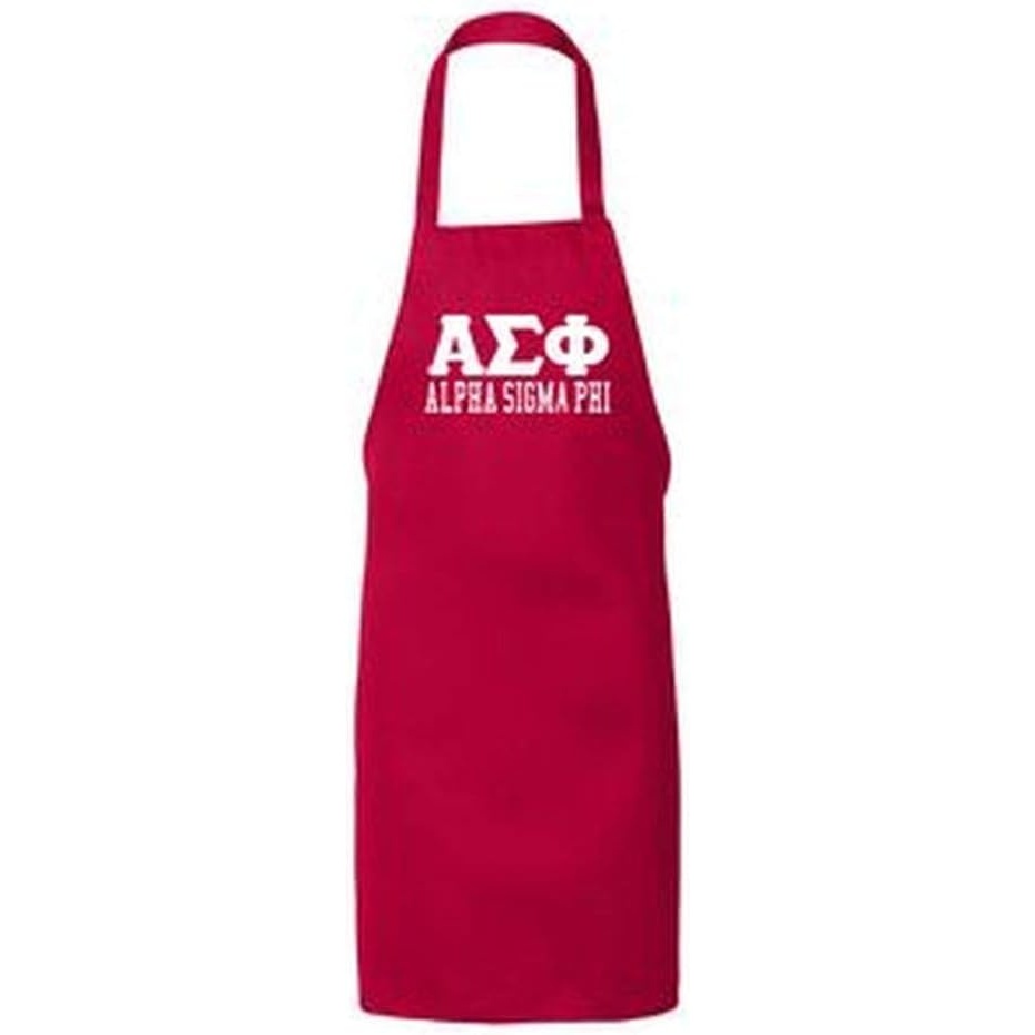 image:imageGreekgear Alpha Sigma Phi Large Apron Red