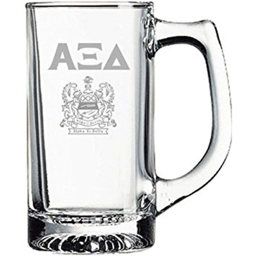 image:imageGreekgear Alpha Xi Delta Glass Engraved Mug Transparent