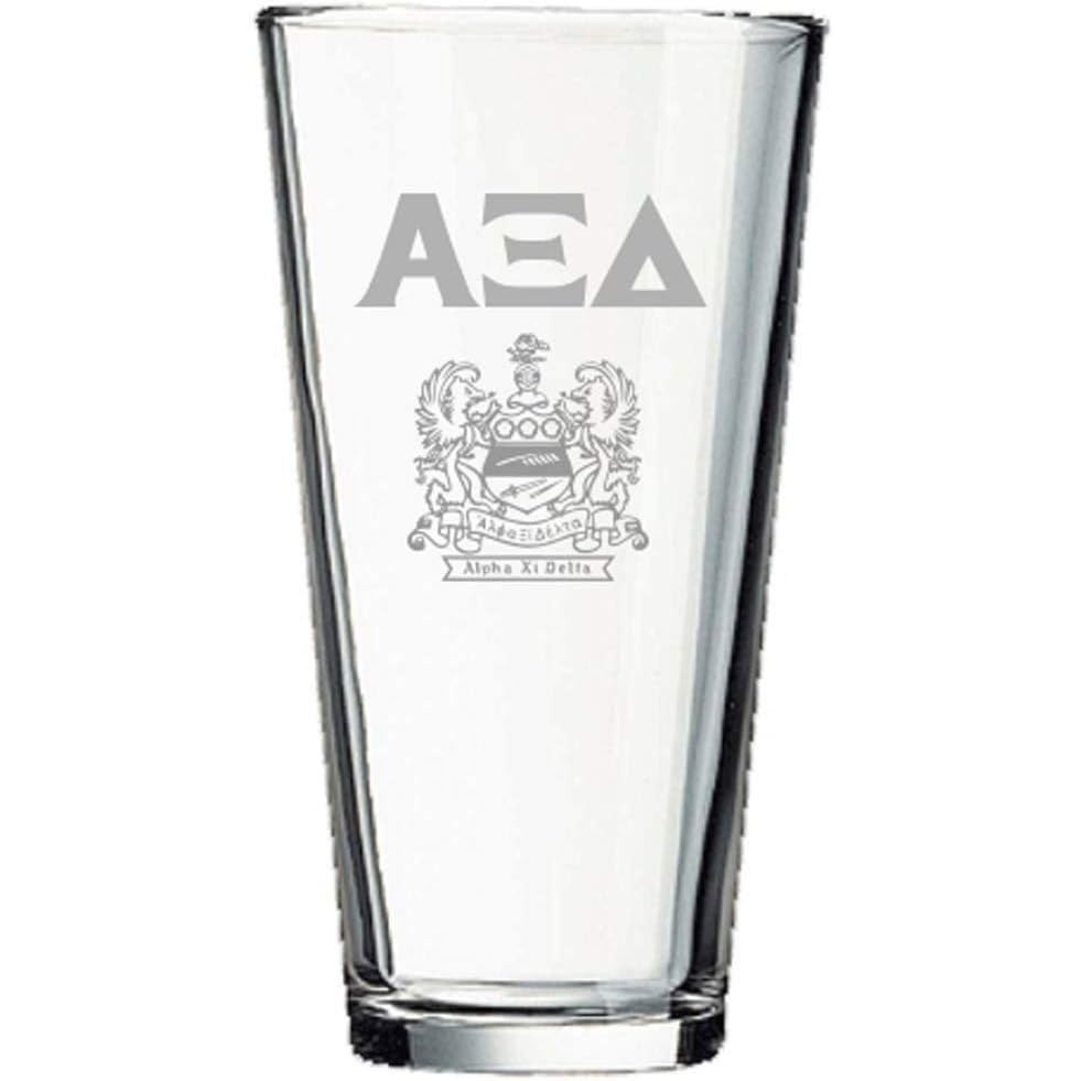 image:imageGreekgear Alpha Xi Delta Mixing Glass Transparent