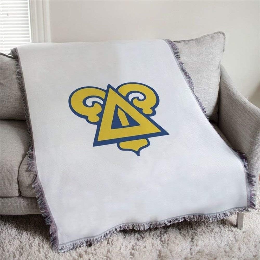 image:imageGreekgear Delta Upsilon DU Letters Afghan Blanket Throw